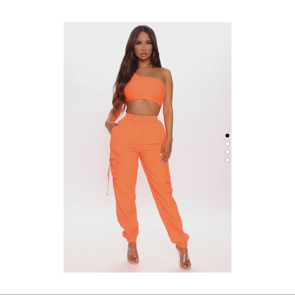 FASHIONOVA Jogger Set- Neon Orange